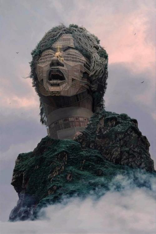 Китайский художник Ду кун (DU Kun) - фанат рок-звёзд и в прошлом музыкант - создал серию портретов Боги рок - Фестиваля (Gods of Rock Festival. 01