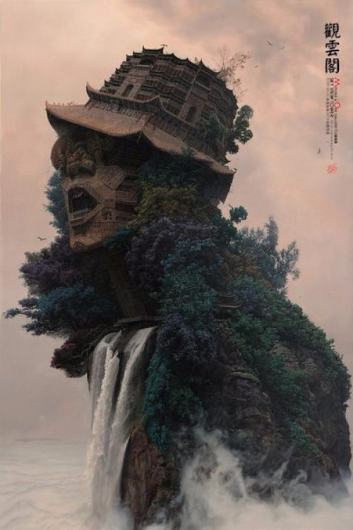 Китайский художник Ду кун (DU Kun) - фанат рок-звёзд и в прошлом музыкант - создал серию портретов Боги рок - Фестиваля (Gods of Rock Festival. 03