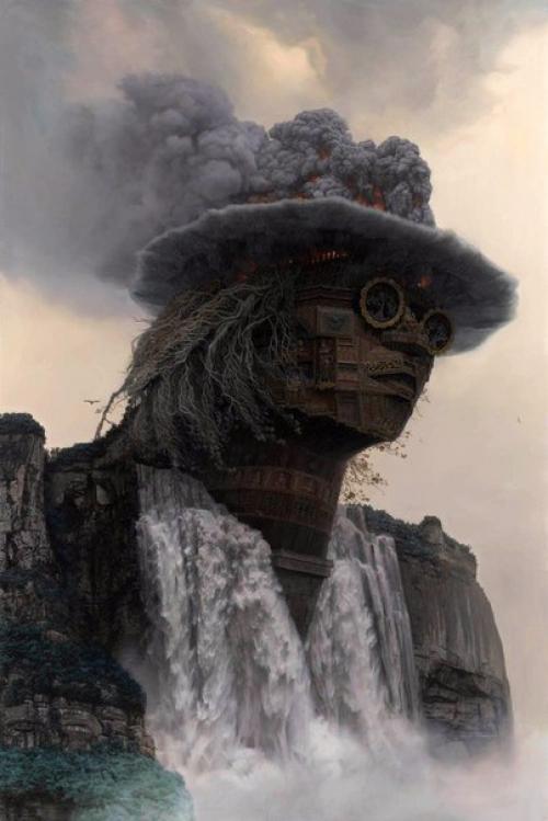 Китайский художник Ду кун (DU Kun) - фанат рок-звёзд и в прошлом музыкант - создал серию портретов Боги рок - Фестиваля (Gods of Rock Festival. 04