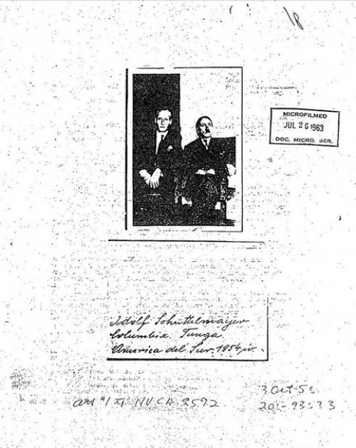 Согласно рассекреченному документу цру, Гитлер в 1945 году бежал в латинскую Америку. 01