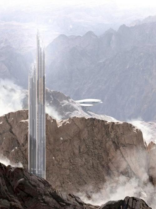 Саудовская Аравия рендеры нового кристаллического небоскреба показала. 02