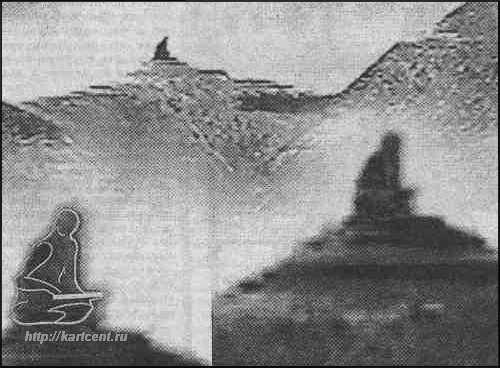 Пирамиды тибета.  Самая большая группа пирамид в мире - это тибетская группа. 01