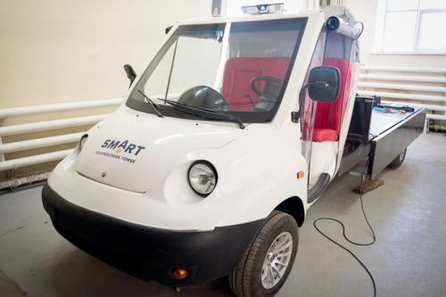 Томский беспилотный автомобиль под названием названием EI - ЯК пройдет испытание в декабре, проехав 50 при гололеде и снежным бурям. 01