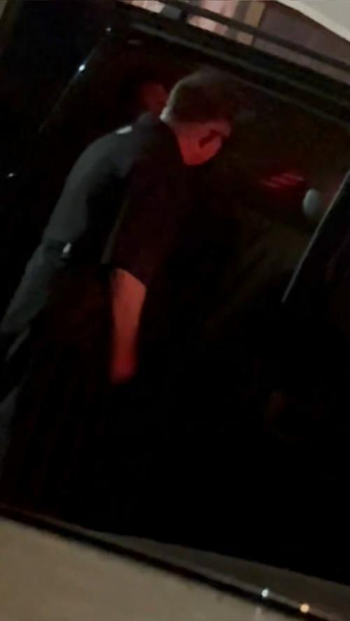 Телеведущий Дмитрий Дибров приехал на ночную вечеринку с торчащим из ширинки половым органом. 01