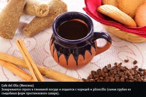 Как выглядит чашка кофе в разных странах мира. 01