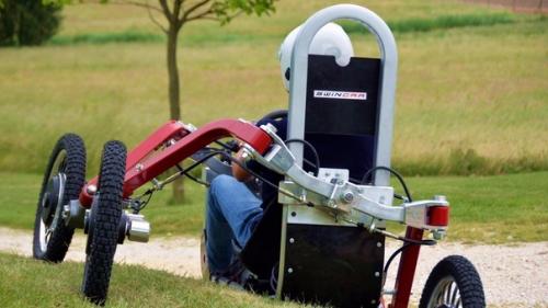 Swincar - автомобиль - паук с уникальной проходимостью. 07