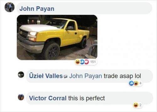 Когда пазл сошелся: парень разместил объявление, что поменяет капот. 01