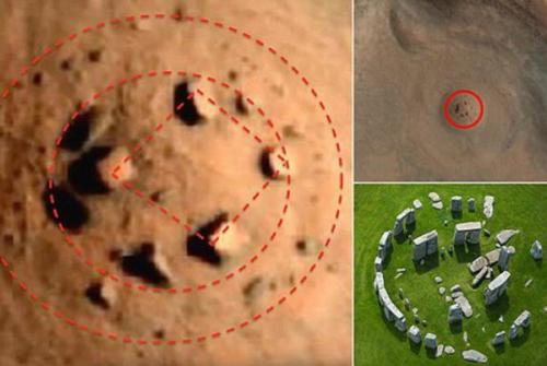 Марсианский стоунхендж обнаружен.