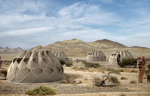 Инновационная палатка может собирать воду и солнечную энергию.

