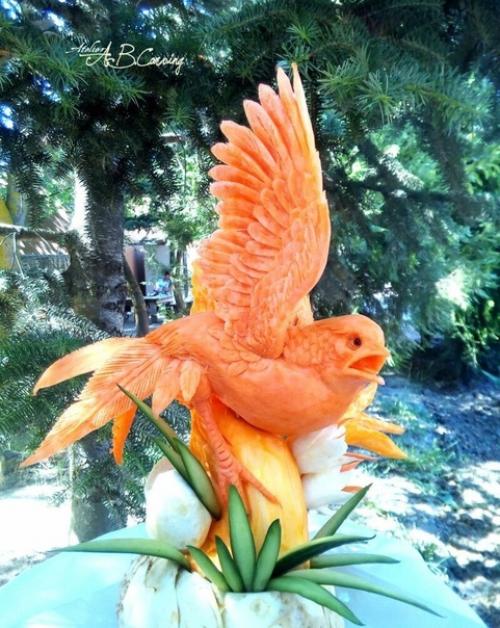 Скульптуры из тыквы: не только на хэллоуин! 04