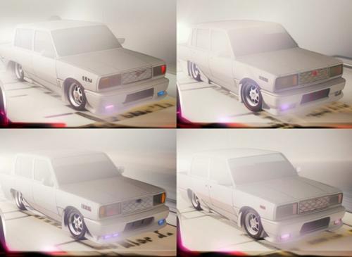 Один парень прогнал через нейросеть Stable Diffusion свои детские рисунки машинок и получил полноценные концепт - Арты автомобилей. 05