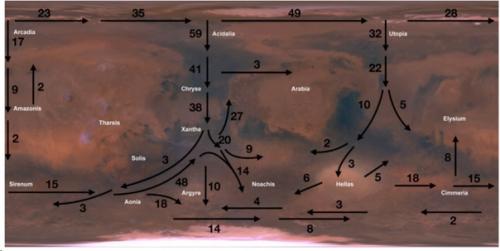 Планетологи базу данных по марсианским пыльным бурям создали. 02