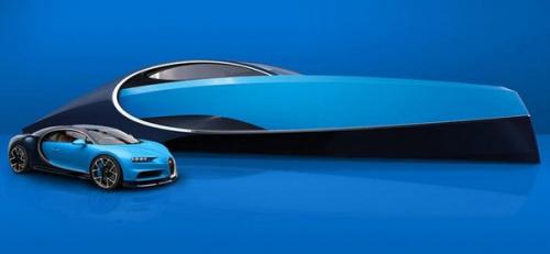 Bugatti разработала роскошную двухместную яхту с джакузи и камином. 01