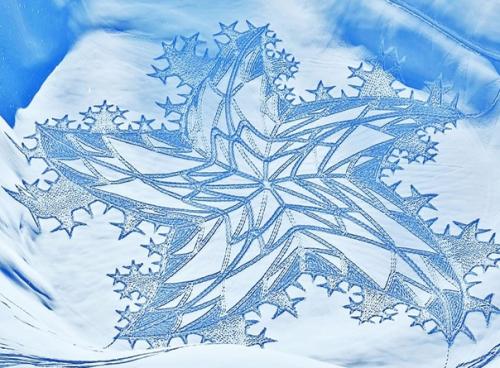 В Англии живет мужчина, который называет себя первым в мире снежным художником. 03