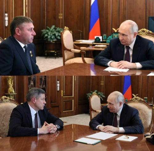 Путин принял отставки губернаторов брянской и белгородской областей, - кремль.

