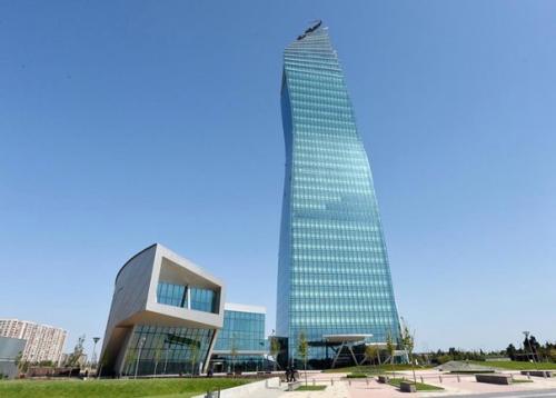 Socar.  Ильхам Алиев принял участие с открытии нового административного здания государственной нефтяной компании. 01 Socar.  Ильхам Алиев принял участие с открытии нового административного здания государственной нефтяной компании. 01