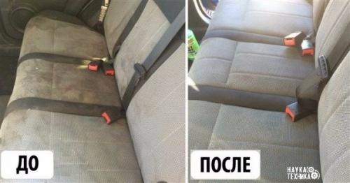 Средство для чистки мебели и салона авто своими руками.