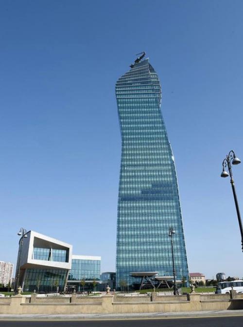 Socar.  Ильхам Алиев принял участие с открытии нового административного здания государственной нефтяной компании. 02 Socar.  Ильхам Алиев принял участие с открытии нового административного здания государственной нефтяной компании. 02