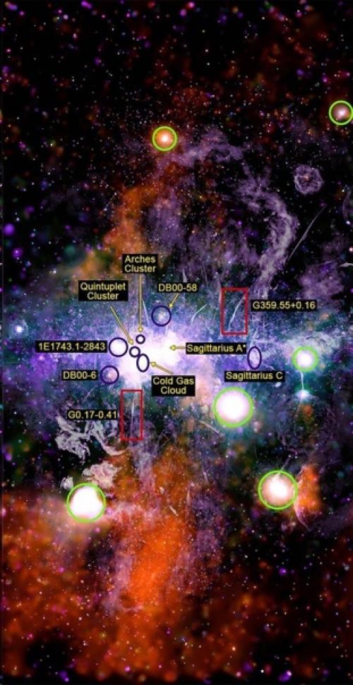 Nasa показало детальный снимок центра млечного пути. 01