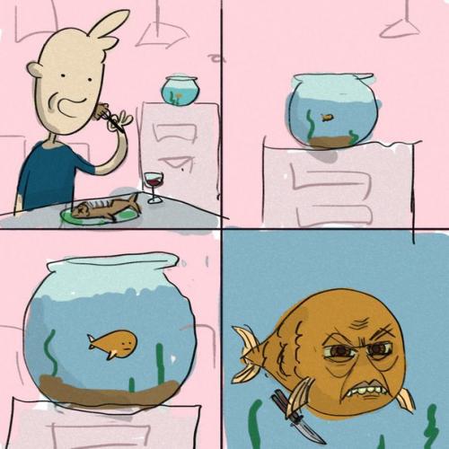 Рыбы оказались способны различать и запоминать человеческие лица.

