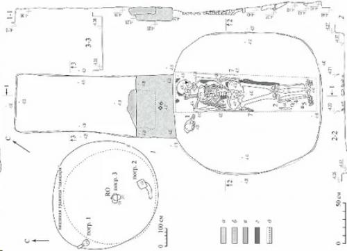 Археологи на Тамани позднеантичный грунтовый склеп раскопали. 03 Археологи на Тамани позднеантичный грунтовый склеп раскопали. 03