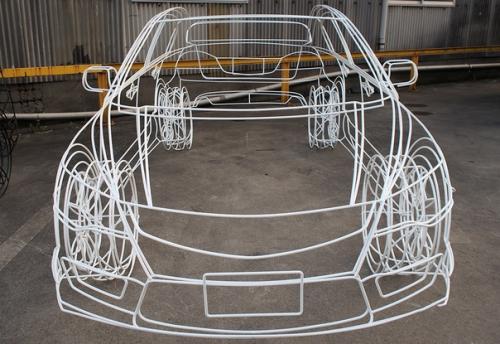 Японская компания Yamaguchi Seisakusho машину из проволоки создала. 02