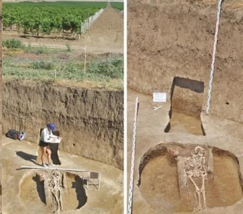 Археологи на Тамани позднеантичный грунтовый склеп раскопали. 01 Археологи на Тамани позднеантичный грунтовый склеп раскопали. 01