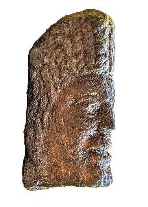 Головы монументальных статуй найдены в карлайле, Англия, недалеко от стены Адриана. 03