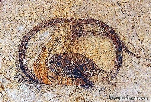 Звездная карта в гробнице китора (Япония). 01