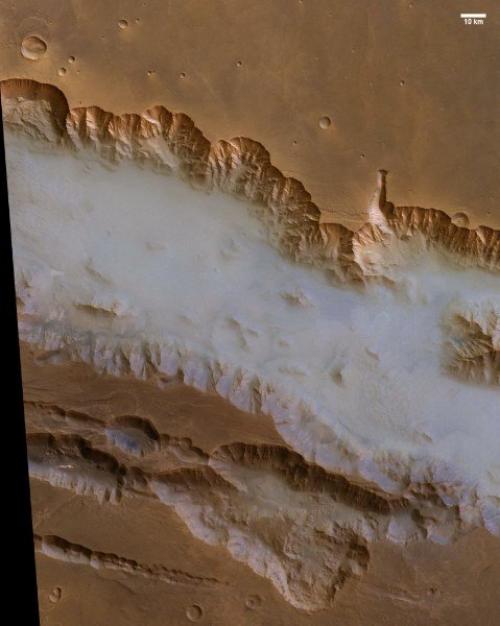 Долина маринера - самый большой каньон в солнечной системе.