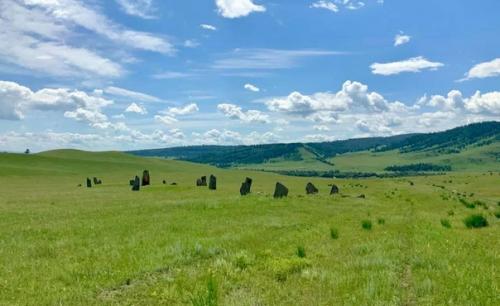 Один из древнейших курганных комплексов Хакасии - сафроновский. 03