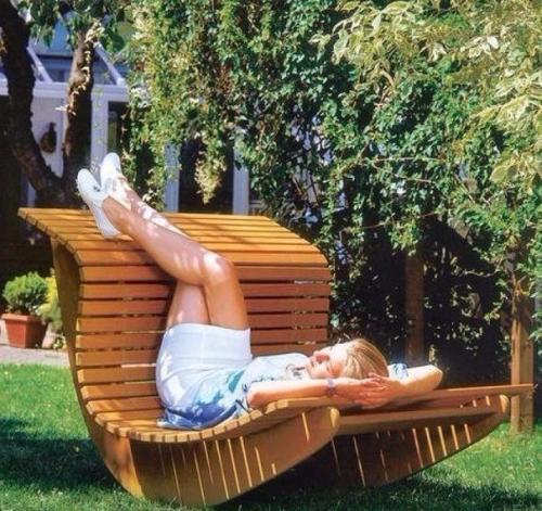 Кресло - качалка для сада своими руками. Кресло - качалка для сада своими руками.