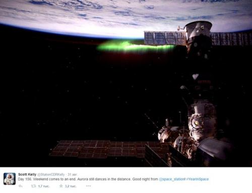Фотографии от астронавта Scott Kelly, который сейчас на борту мкс. 03