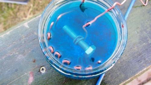 Меднение на примере болтов. 02 Меднение на примере болтов. 02