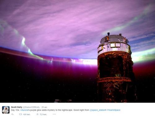 Фотографии от астронавта Scott Kelly, который сейчас на борту мкс. 06
