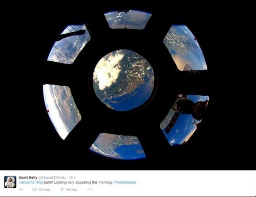 Фотографии от астронавта Scott Kelly, который сейчас на борту мкс.
