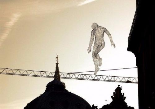 Светящиеся проволочные скульптуры. 01