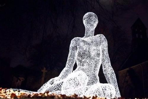 Светящиеся проволочные скульптуры. 05