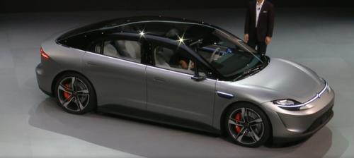 Компания Sony представила свой полностью электрический автомобиль Vision - S. 01