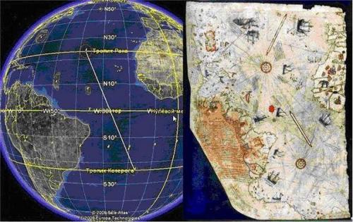 Загадочная карта пири рейса. 03 Загадочная карта пири рейса. 03