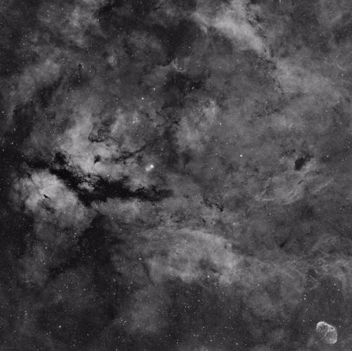 Черно-белая магия водородного фильтра Н - альфа от астрофотографа I? 08