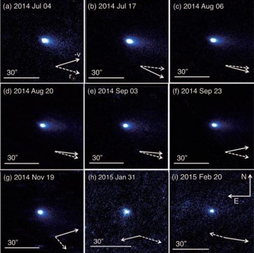 Ученые изменения активности кометы 17P/холмса исследуют.