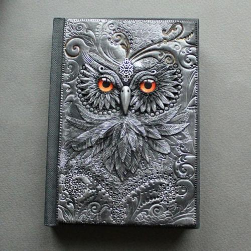 Волшебные обложки книг из полимерной глины. 04