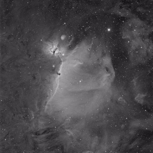 Черно-белая магия водородного фильтра Н - альфа от астрофотографа I? 03