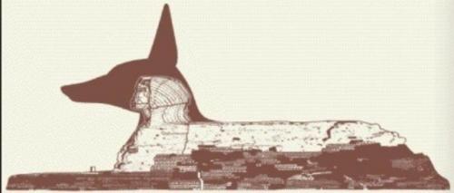 У египетского большого сфинкса непропорционально маленькая голова по сравнению с телом.