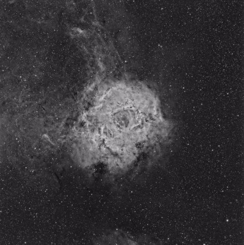 Черно-белая магия водородного фильтра Н - альфа от астрофотографа I?