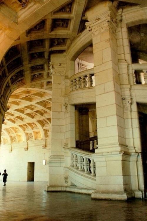 Лестница леонардо да Винчи в замке шамбор. 08 Лестница леонардо да Винчи в замке шамбор. 08