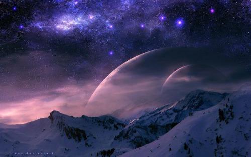 Художник, публикующий свои работы под никнеймом Qauz, решил внести в нашу вселенную немного беспорядка. 01