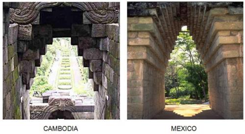 Совершенно не связанные между собой религии строили поразительно похожие храмы. 02