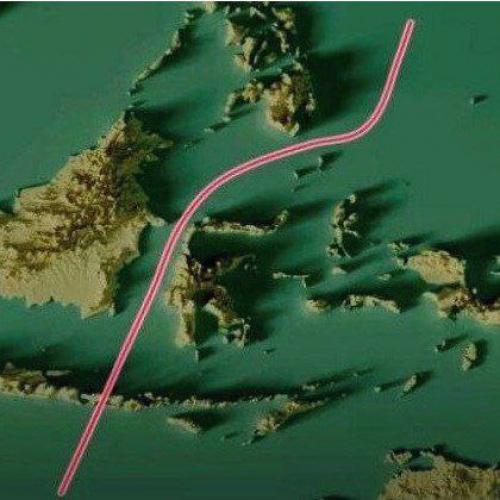 Ни одно живое существо не пересекает эту линию на карте.
